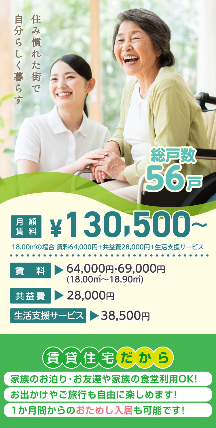 D-festa藤沢 居宅介護支援（ケアプラン作成）・訪問介護・デイサービス併設 月額料金￥130,500～